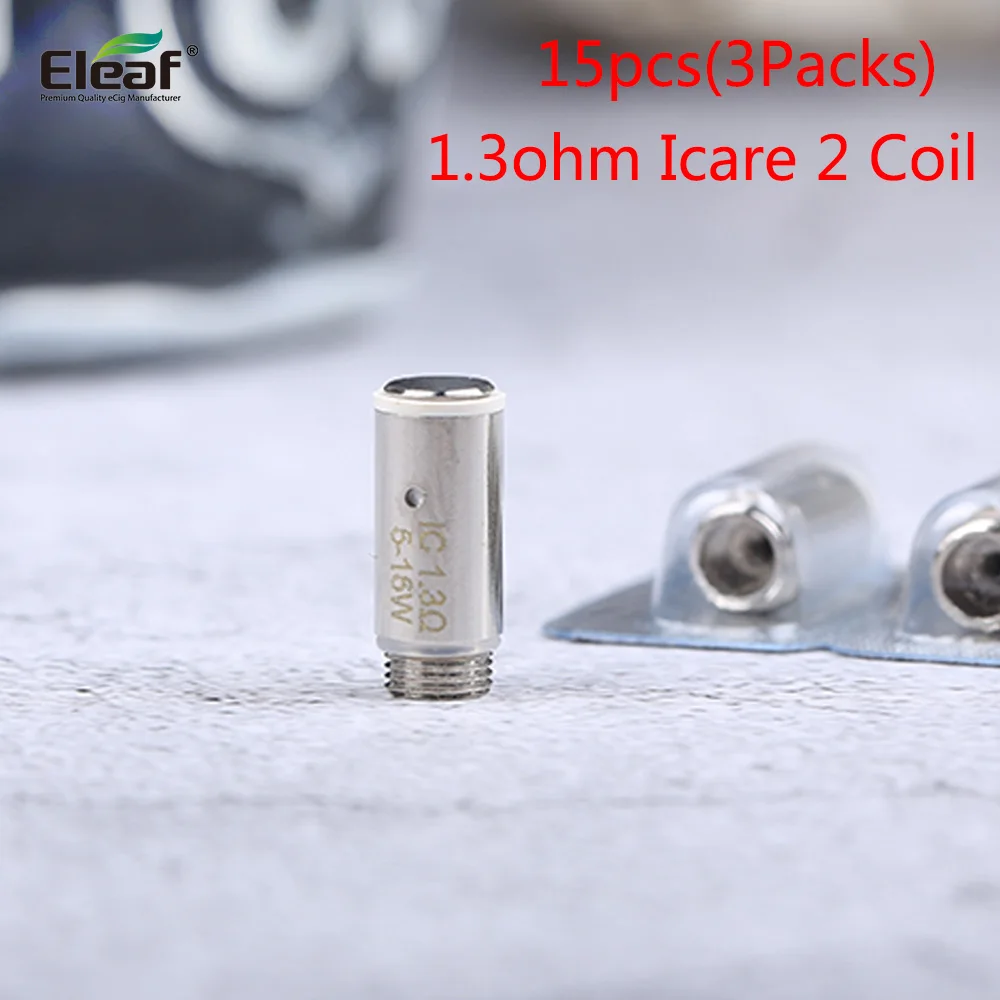 15 шт. оригинальный Вт Eleaf IC Головка Катушки 1.3ohm Vape атомайзер Core для icare mini 2
