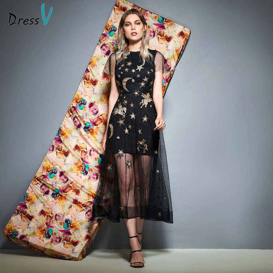 Платье женское вечернее ТРАПЕЦИЕВИДНОЕ длиной до середины икры|Вечерние платья|