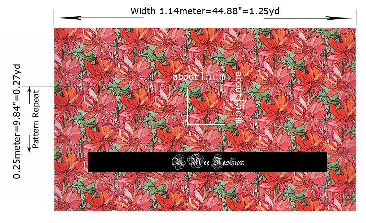 

CNUM SG006 Silk Georgette/Hibiscus/Silk Fabric 91% Silk 9% Spandex Elastic Heavy/Width 1.25yd Thickness 40mm