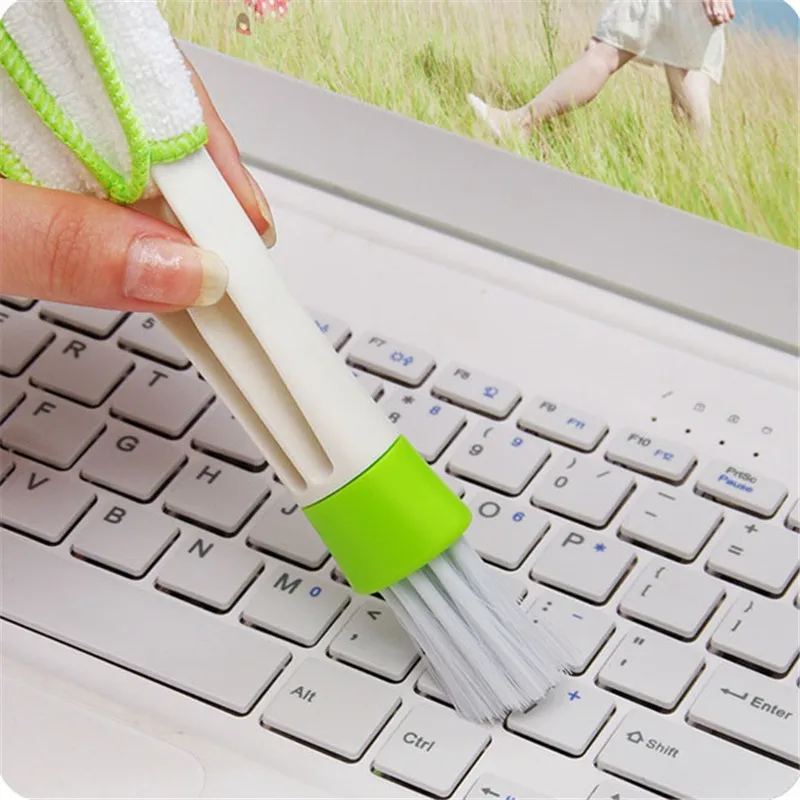 Pocket Brush Keyboard Dust Collector Air-condition Cleaner Window Leaves Blinds Computer Clean Tools | Дом и сад