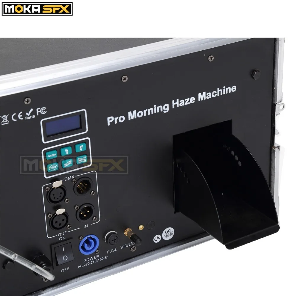 Профессиональная машина утренней дымки 1200 Вт сценическая машина Fogger DMX дымовые эффекты Hazer машина Профессиональный Fogger сценическое оборудование