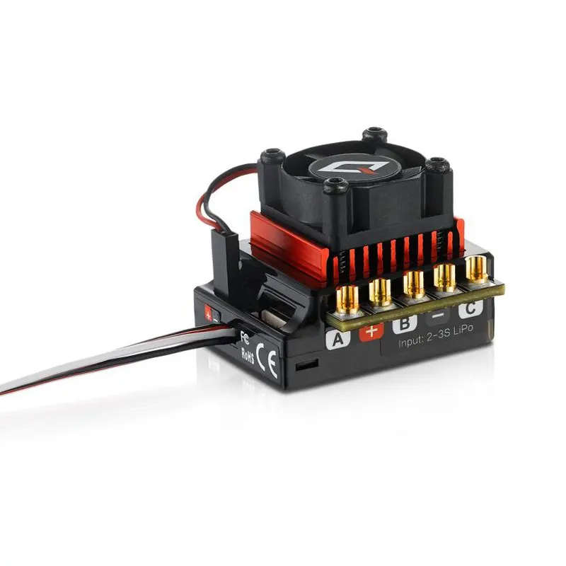 Высокое качество Hobbywing QUICRUN 10BL120 Sensored 120A 2 3S Lipo скорость бесщеточный ESC для 1/10 1/12 RC
