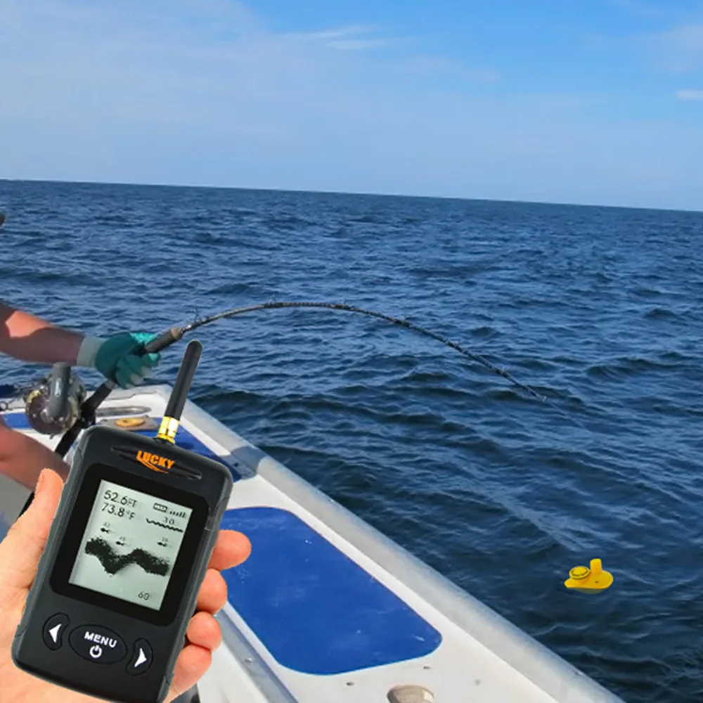 Повезло цифровой Беспроводной черный и белый Рыболокаторы Матричные Sonar Сенсор