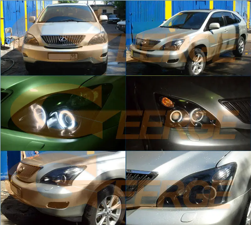 Для LEXUS RX300 RX330 RX350 RX400h 2004 2005 2006 2007 2008 проектор фар ангельские глазки ультра яркий CCFL ангельские глазки комплект