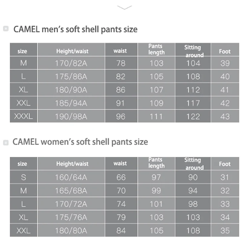 CAMEL мужские и женские уличные походные брюки Softshell ветрозащитные термо гибкие