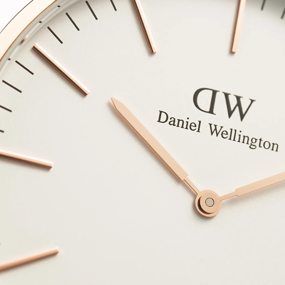 Наручные часы Daniel Wellington Classic Sheffield 40 мм RG White + часовой ремешок Oxford для часов
