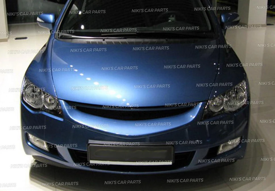 Чехол на решетку радиатора для Honda Civic 4D 2006-2011 без щита ABS пластиковый комплект кузова аэродинамическое украшение автомобиля Стайлинг тюнинг