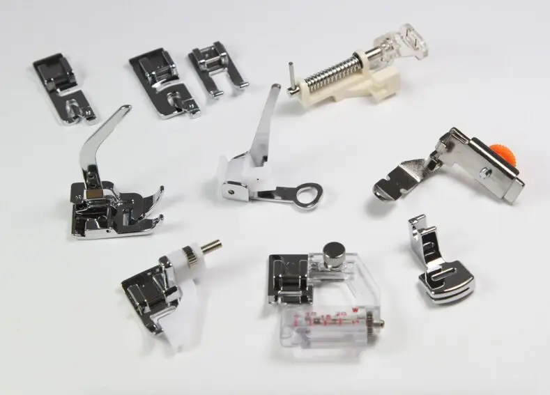 Набор прижимных лапок для домашней швейной машинки комплект из 32 тесьмы