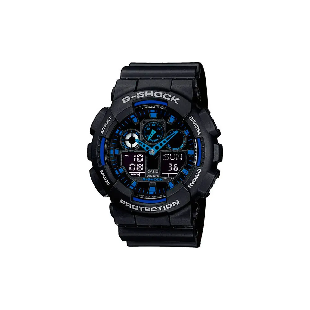 Quartz Wristwatches Casio for mens GA 100 1A2 Watches Mans Watch Wristwatch Wrist men G Shock|Мужские спортивные часы| |