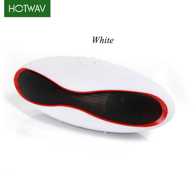 Портативный радио динамик Овальный HIFI беспроводной Bluetooth для компьютера TF карта u