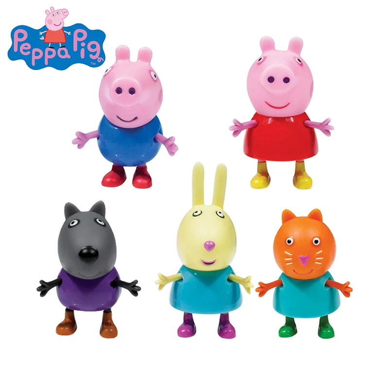 Оригинальный Пеппа свинка Джордж друзей учебный класс сцена Фигурки игрушки