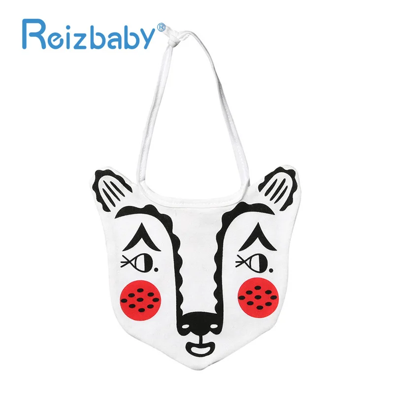 REIZBABY Новинка Тигр Печатный хлопковые нагрудники мультфильм анти-грязь