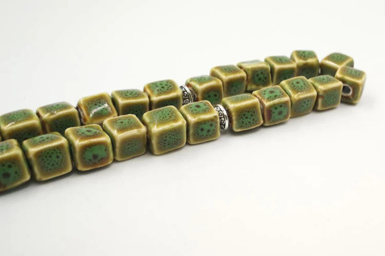 Керамика Tasbih зеленый 33 бусины два стиля тесбиг металлические кисточки модные браслеты специальный подарок четки для мусульманских