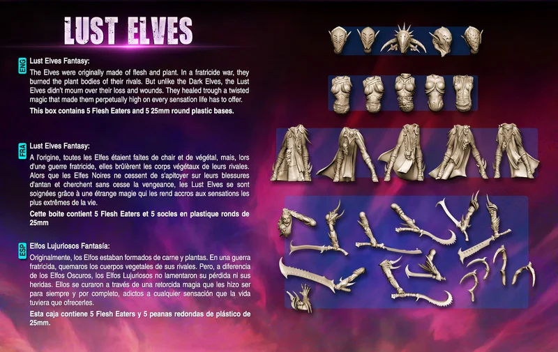 [Loong Way Miniatures] Бушующие герои пожиратели плоти войско (LE F) 35 мм Полимерная