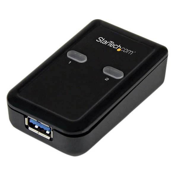 StarTech.com 2 Порты и разъёмы в 1 USB 3 0 периферийных Обмен Switch Питание от порта Пластик 40