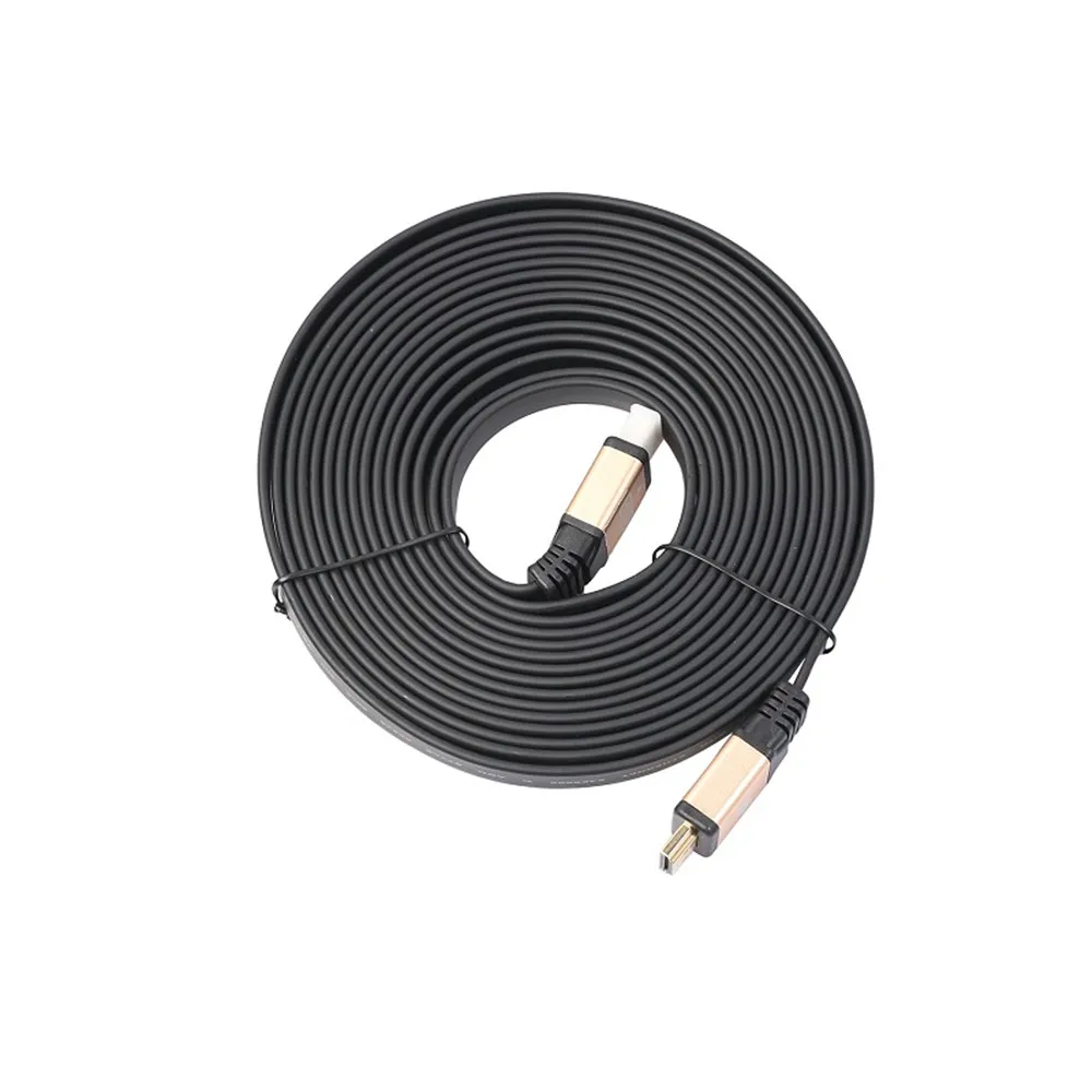 HDMI плоский кабель 2 0 4K высокоскоростной 18 Гбит/с разъем Ethernet Поддержка аудио