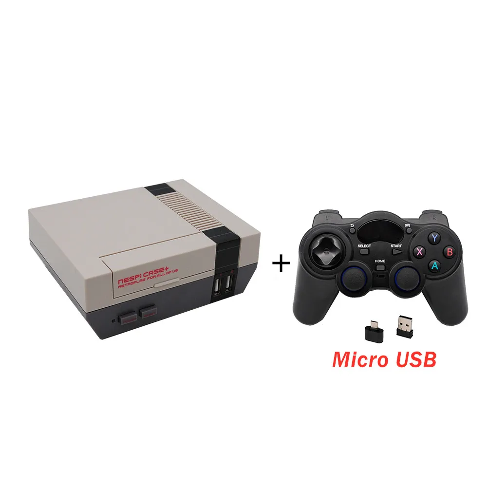 Белый Оригинальная Raspberry Pi игровая консоль RETROFLAG NESPI чехол+ для Raspberry Pi 3B+ 3B 2B с функциональным питанием и сбросом - Цвет: Белый