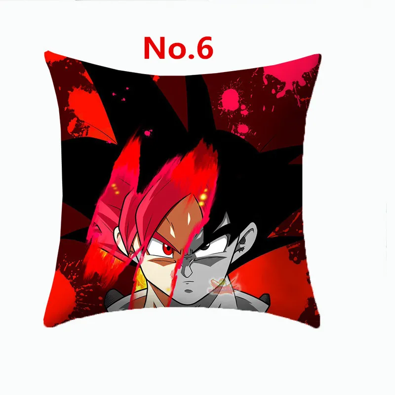 18x18 дюймов DBZ печать полиэфирная наволочка для подушки домашние декоративные