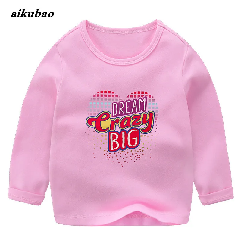 2018 Новый Весна и Осень детская футболка с длинными рукавами для мальчиков