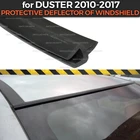 Защитный дефлектор для Renault Duster 2010-2017, резиновая защита лобового стекла, аэродинамический чехол для стайлинга автомобилей, аксессуары