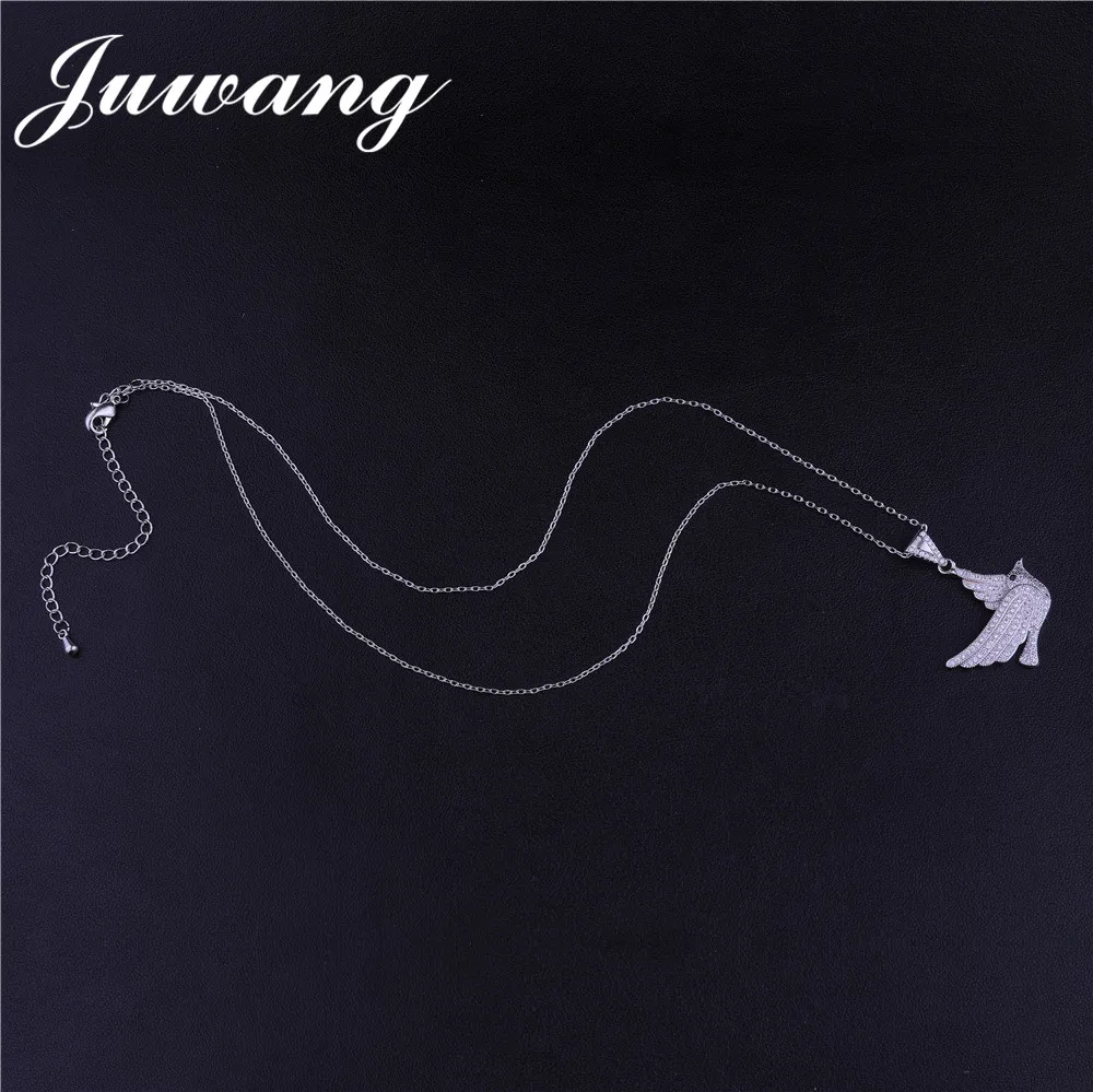 

JUWANG Brand AAA CZ Bird Pendant Necklace Chain Necklace 3 Colors Gold/Sliver Color Fashion Jewelry for Women Wholesale