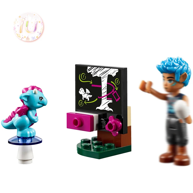 Legoings BELA 10501 Elves elventale школа драконов строительные блоки игрушки для детей подарки