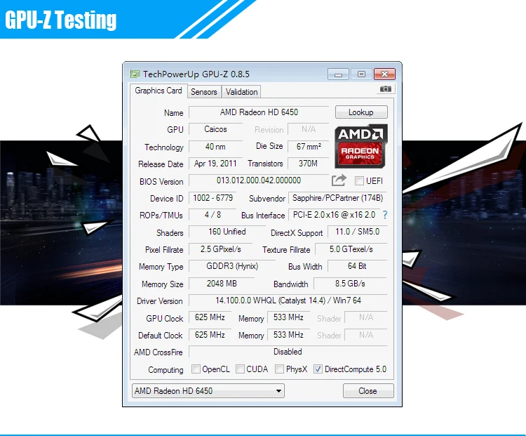 Видеокарты Veineda HD6450 2 ГБ DDR3 HDMI графическая видеокарта высокого класса игровая видеокарта HD6450