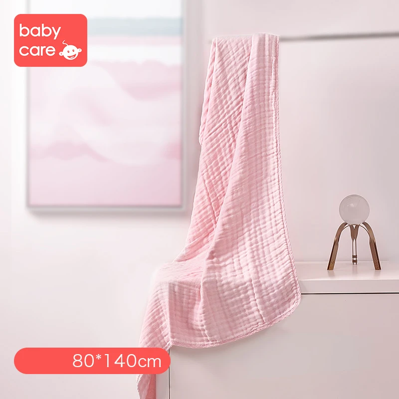 Babycare100 % хлопок марля новорожденный младенец мультфильм лицо руки купальные