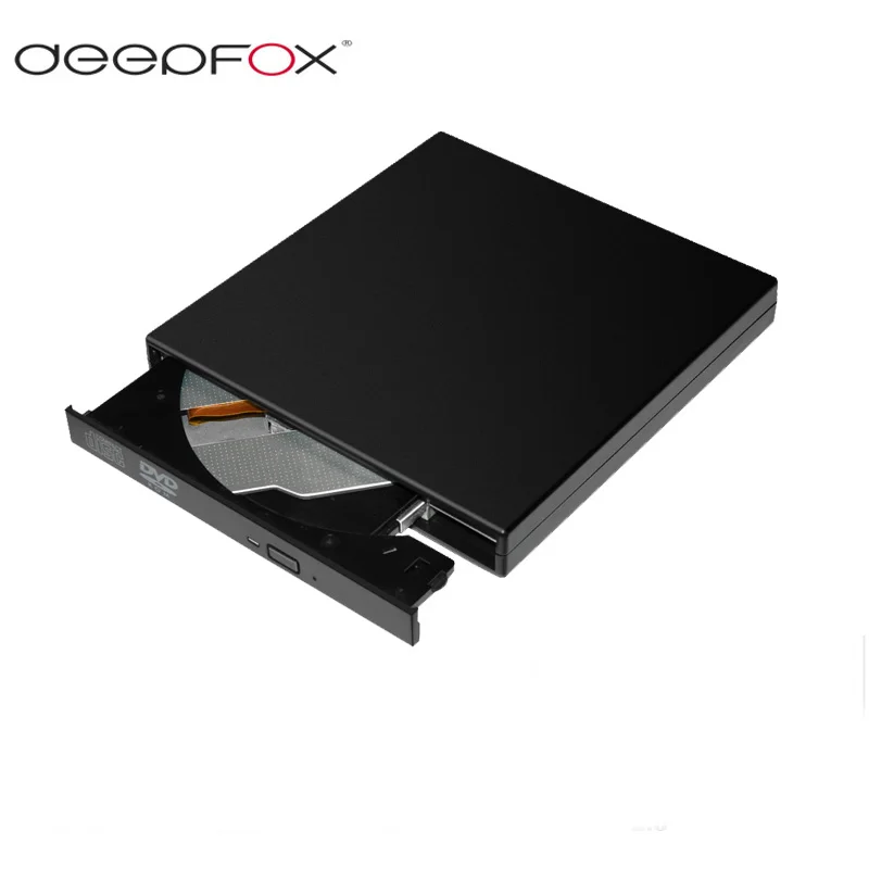 Deepfox Внешний USB 2 0 CD RW/DVD RW чип оптический привод DVD внешний Burer для