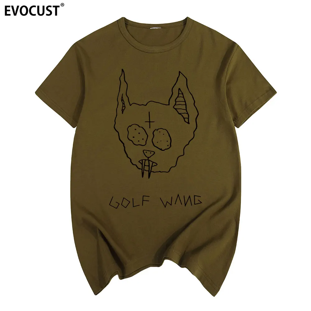 army green Golfed Ван Тайлер создатель Франк океан OFWGKTA летняя футболка с принтом Хлопковая мужская футболка новая wo Мужская футболка - Цвет: army green