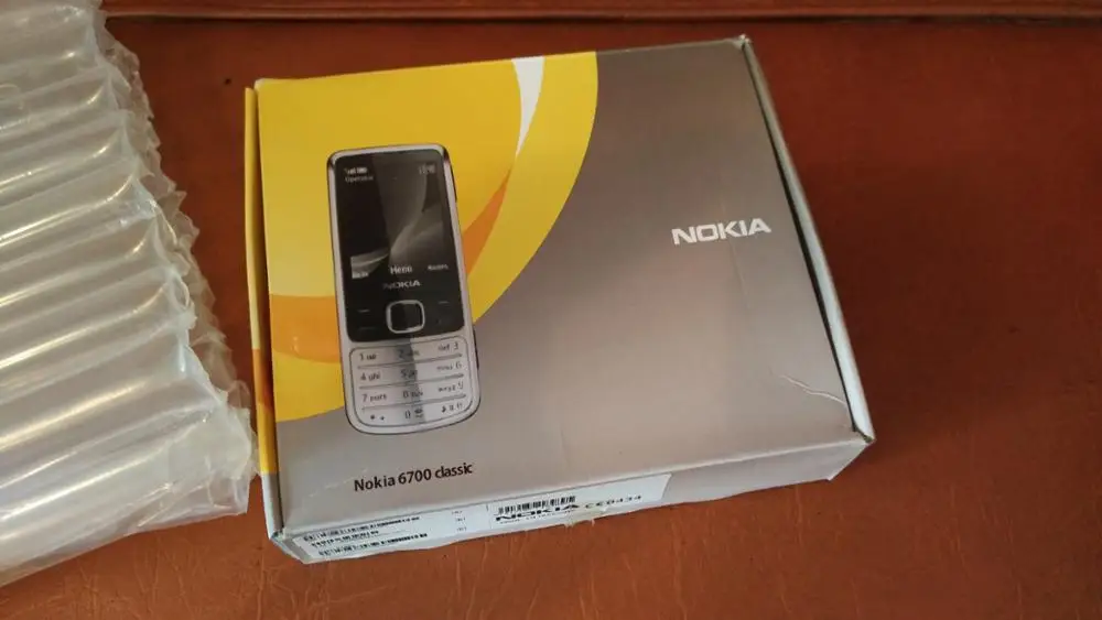 6700C разблокированный Nokia 6700 классический золотой сотовый телефон разблокированный gps 5MP 6700c русская или арабская клавиатура