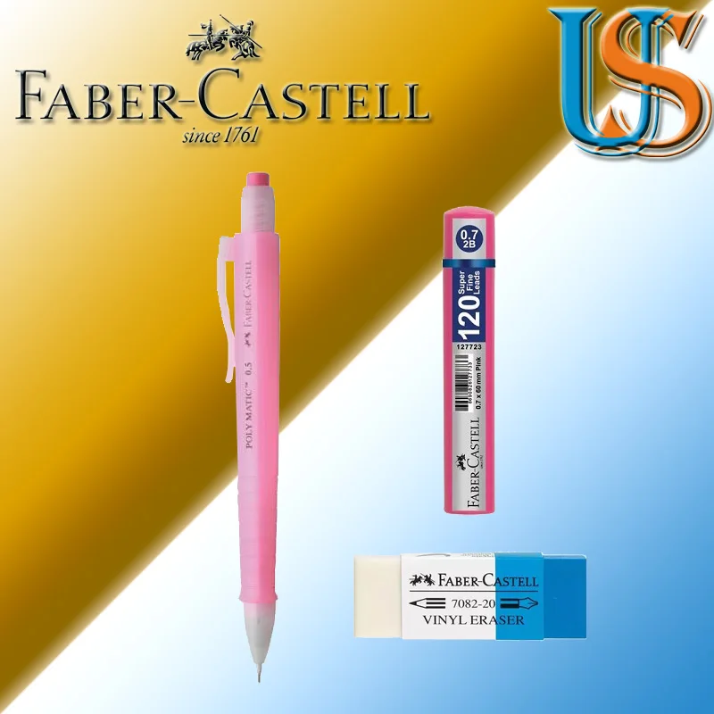 Faber Castell поли Matic 2312 0 7 механический карандаш + F.C. 127621 7X60 мм (120 шт в коробке) F. C. 188220