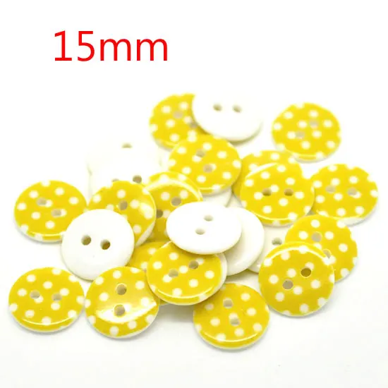 50 штук смешанных круглых точечных смолы швейные пуговицы для одежды плоской кабошон скрапбукинг ремесла Knopf Bouton Decor DIY аксессуары.