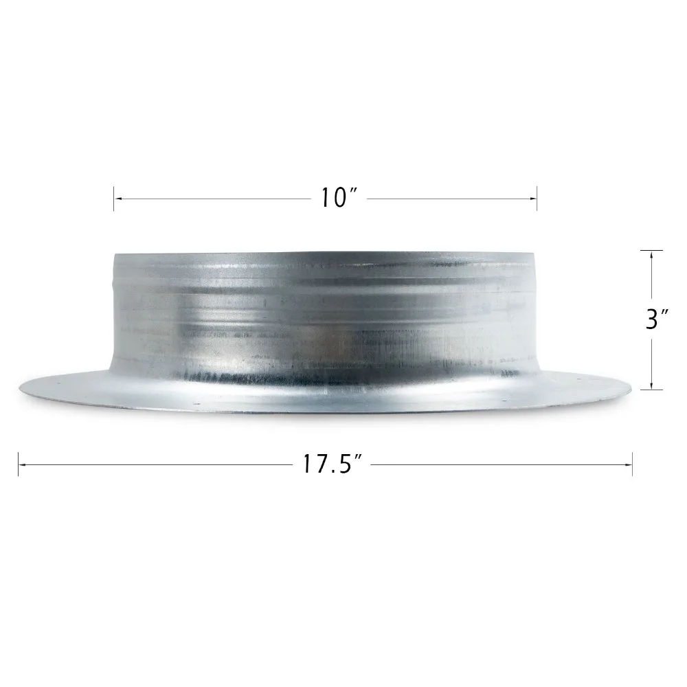 10 inch Flange Kit Ventilation Vent Accessories | HVAC Systems &amp Parts