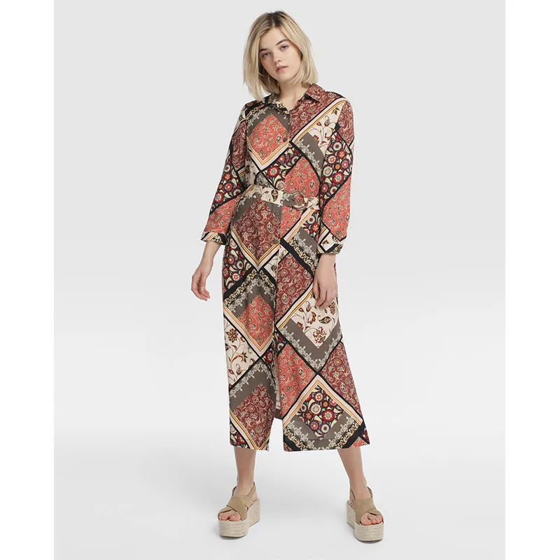 Young Formula long sleeve Dress stamping | Женская одежда