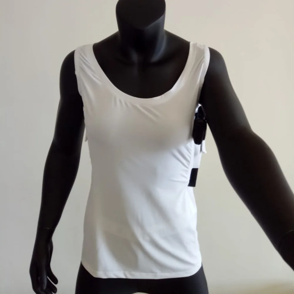 Womens Concealed Carry Tank top Tactical holster shirt Workout Confidence LeggingConcealment carry gun activewear self defense | Спорт и