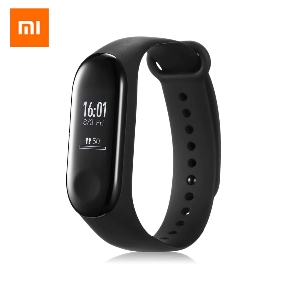 Xiaomi Mi Band 3 умный Браслет фитнес трекер монитор сердечного ритма мгновенное