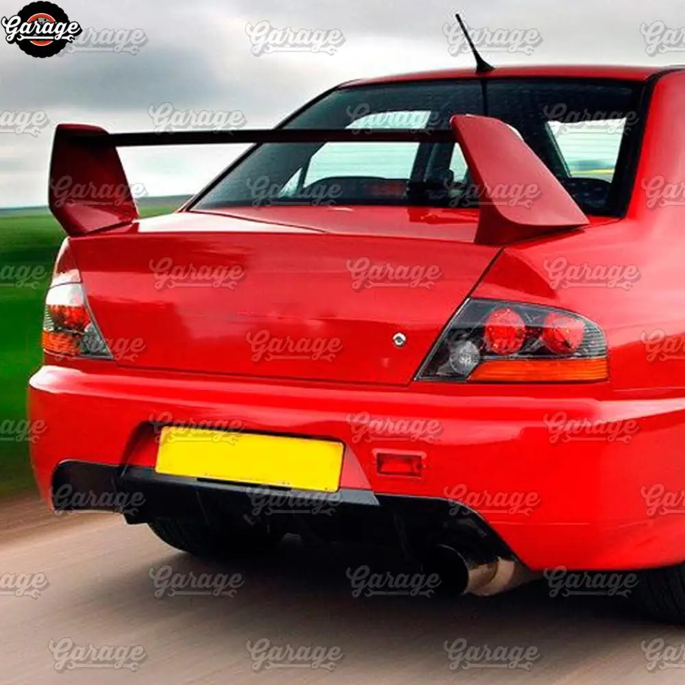 Аэродинамический высокий спойлер для Mitsubishi Lancer 9 2003-2007 ABS пластик спортивный Стайлинг Тюнинг автомобиля аэродинамическое крыло аксессуары