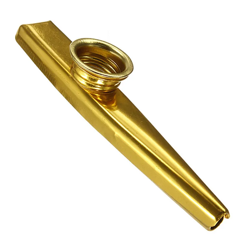 ЗЕБРА Новое поступление простая Легкая металлическая гармоника флейта kazoo для