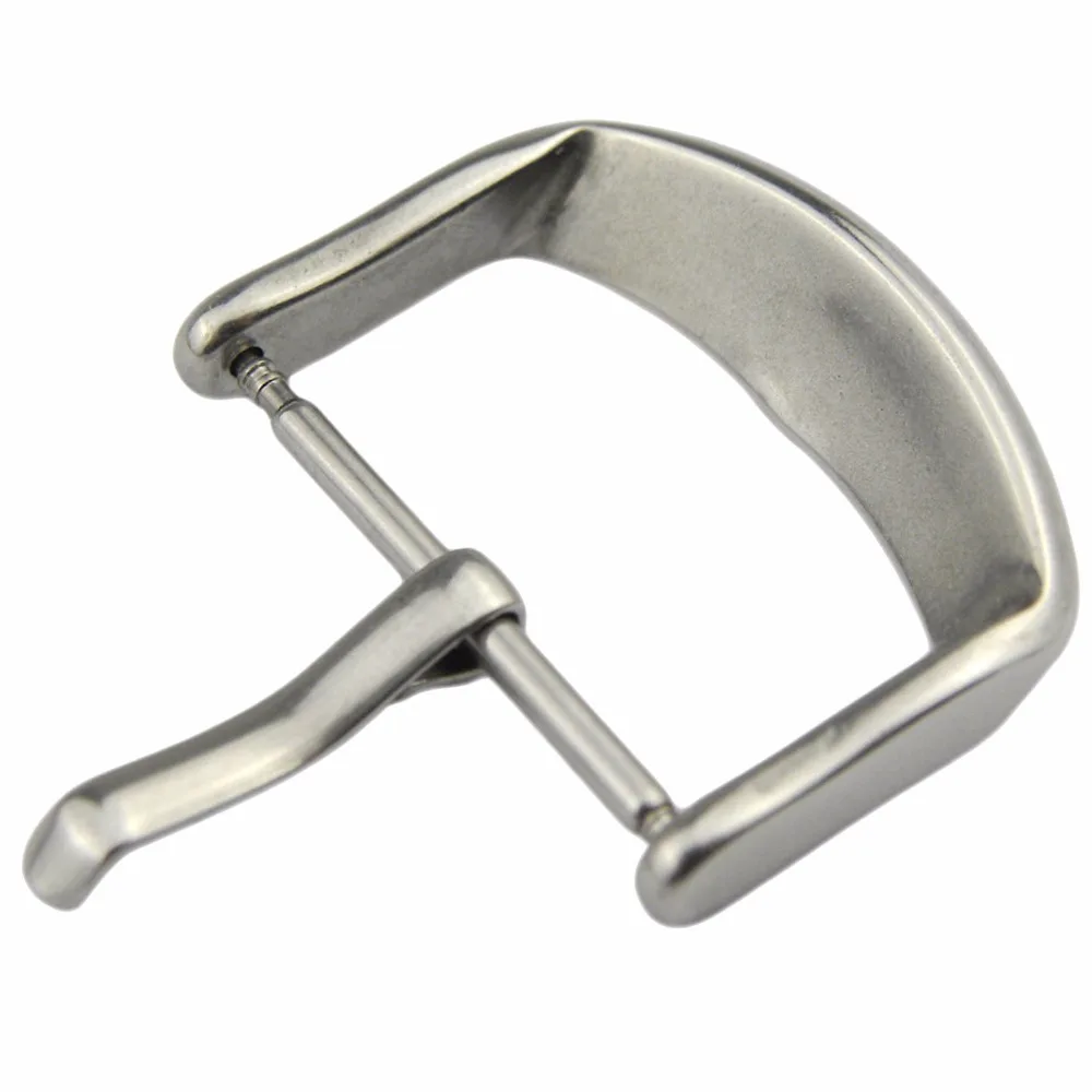 ZLIMSN Free Shipping 100pcs Watch Buckle Silvery Polished 18 20 22 24mm Watchband Accessories Clasp High Quality Wholesale