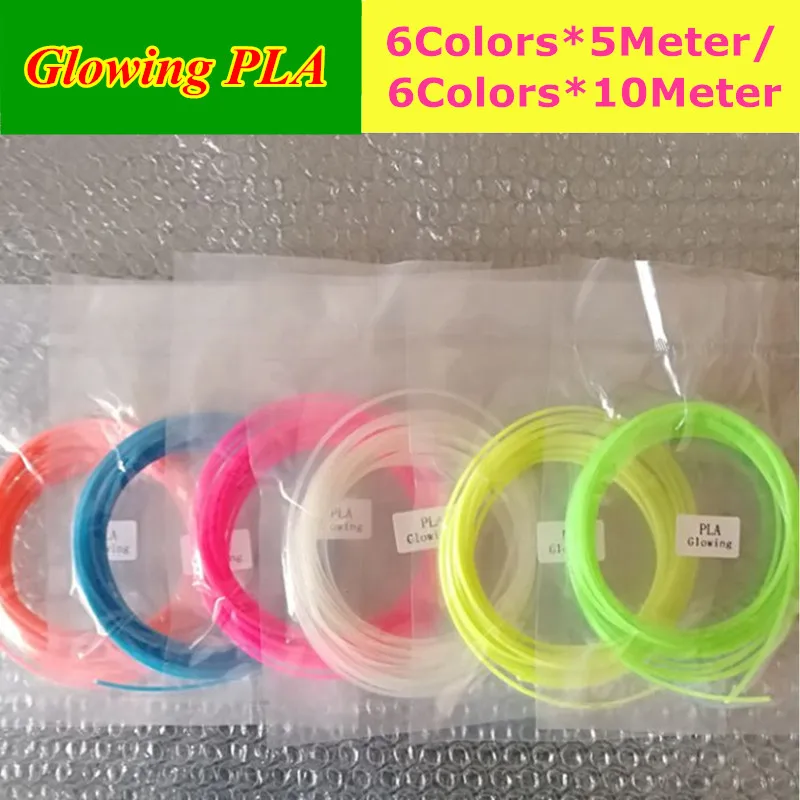 3D PLA Filament 1.75mm Luminous Night Consumables Pen Glowing in Dark High Temperature Plastic Wire | Компьютеры и офис