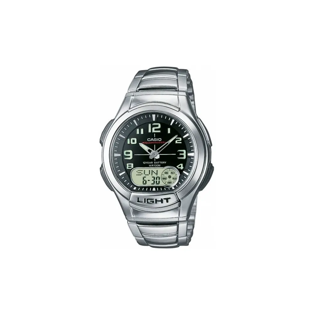 Quartz Wristwatches Casio for mens AQ 180WD 1B Watches Mans Watch Wristwatch Wrist men|Мужские спортивные часы| |