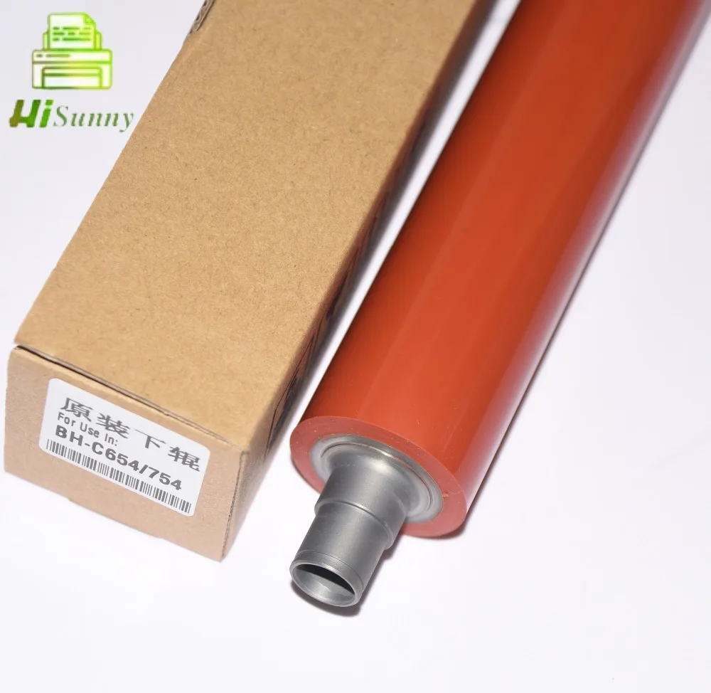 Оригинальный новый ролик давления нижнего фьюзера для Konica Minolta Bizhub C554 C654 C754 C554e C654e
