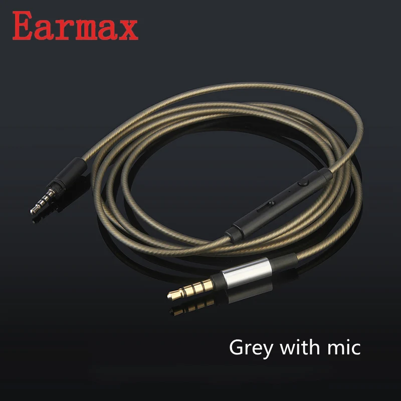 Earmax кабель для наушников Sennheiser MOMENTUM OFC Посеребренная проволока Core Hi Fi аудио 1 2 м 3 5