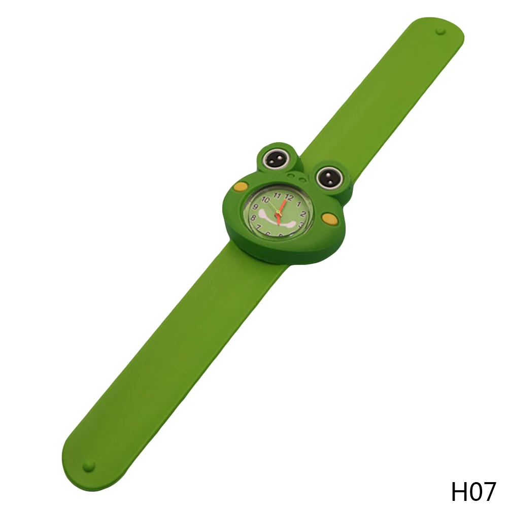 Модный мультяшный браслет,, Мультяшные детские наручные часы для мальчиков, силиконовые спортивные часы, браслет - Окраска металла: h07