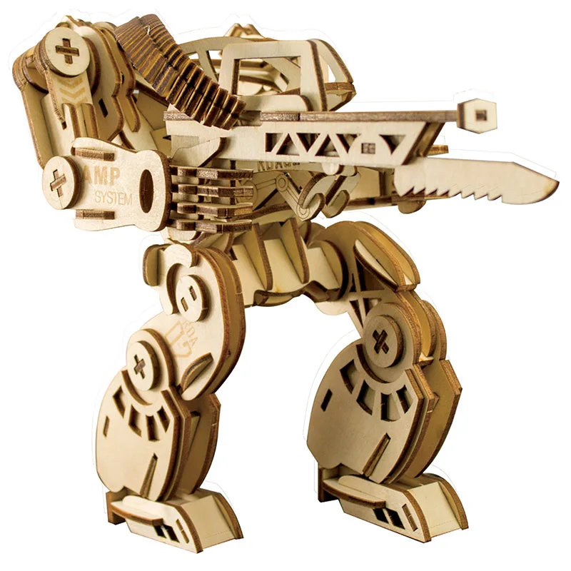 

AMP mechanical armor 3D Wooden model n scale diy model for childen adult toy knutselen voor volwassenen model kit Assembly