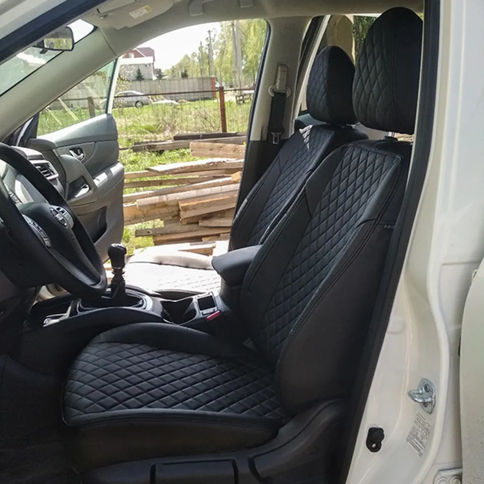 Чехлы на сиденья автомобиля для Nissan X Trail T32 2015 2019 полный комплект автопилот