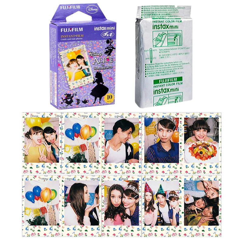 Пленка Fujifilm Instax Mini Alice in Wonderland Instant 10 для Fuji 7s 8 + 9 25 50s 70 90 300 SP-1 2 принтера |