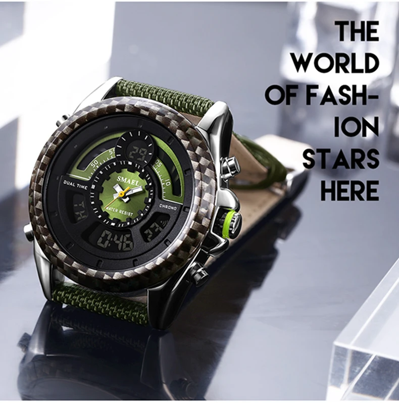 SMAEL relojes hombre повседневные спортивные военные часы мужские светодиодный Мужские часы мужские водонепроницаемые кварцевые наручные часы 1369 армейские мужские часы