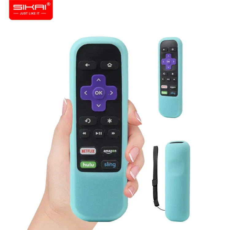 Lightblue SIKAI чехол для ROKU IR удаленный стандартный пульт дистанционного управления чехол для ROKU Express чехол для Roku Prime 4K потокового медиаплеера - Цвет: Lightblue